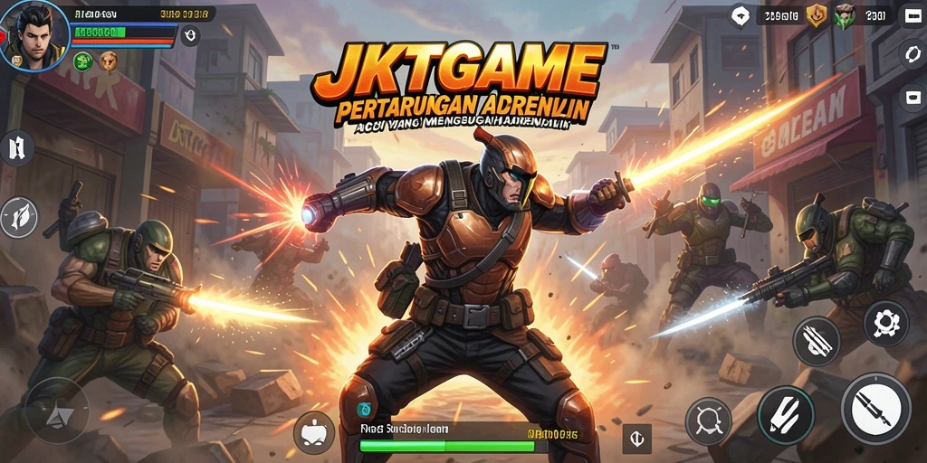 Tampilkan aksi seru dalam gameplay JKTGAME yang memikat.