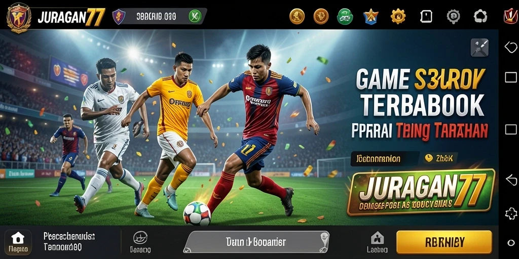 Tampilan gameplay JURAGAN77 yang menarik saat bertaruh di Sportsbook.