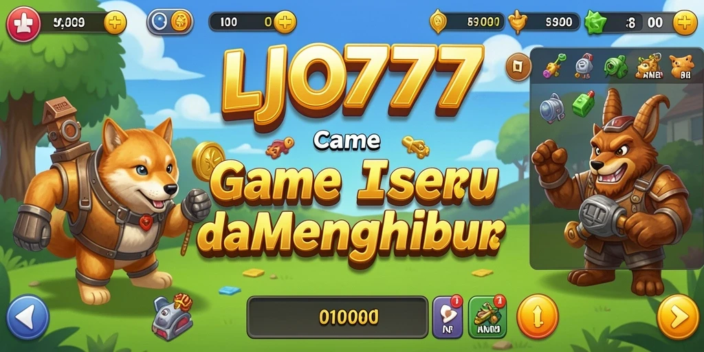 Tangkapan layar gameplay LJO777 menampilkan suasana Idle yang menyenangkan.