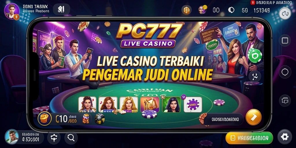 Screenshot gameplay PC777 yang mendebarkan di Live Casino.