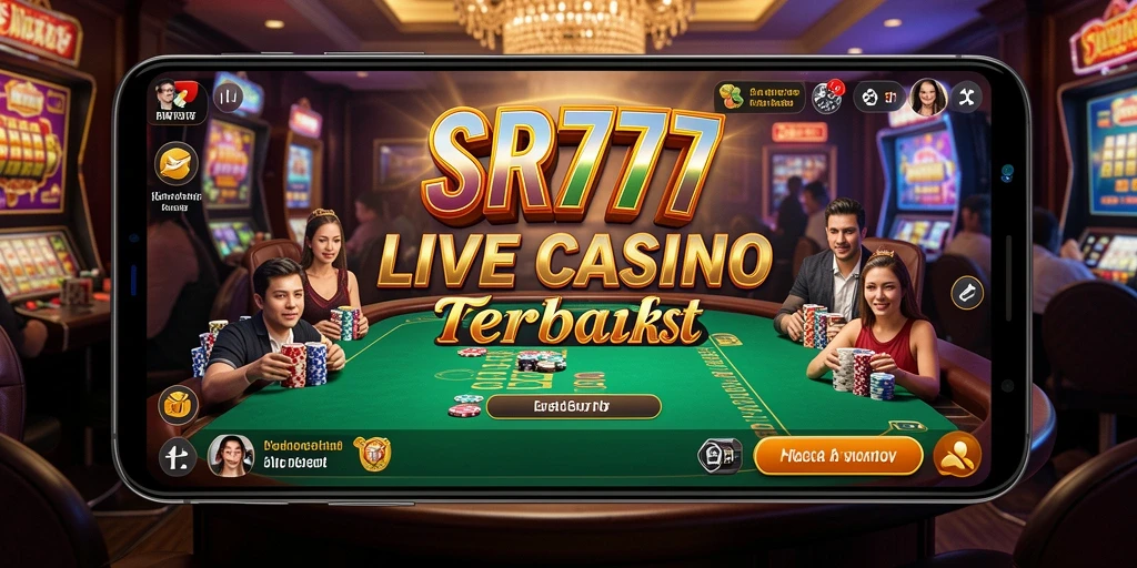 Tampilan gameplay Live Casino yang mendebarkan di SR777.