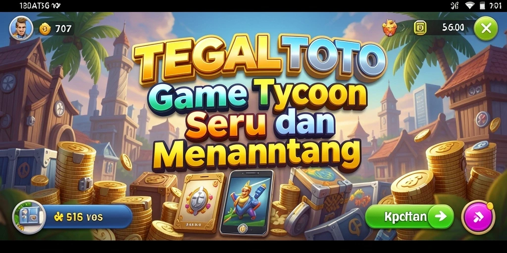 Gameplay TEGALTOTO yang menegangkan dan strategis.
