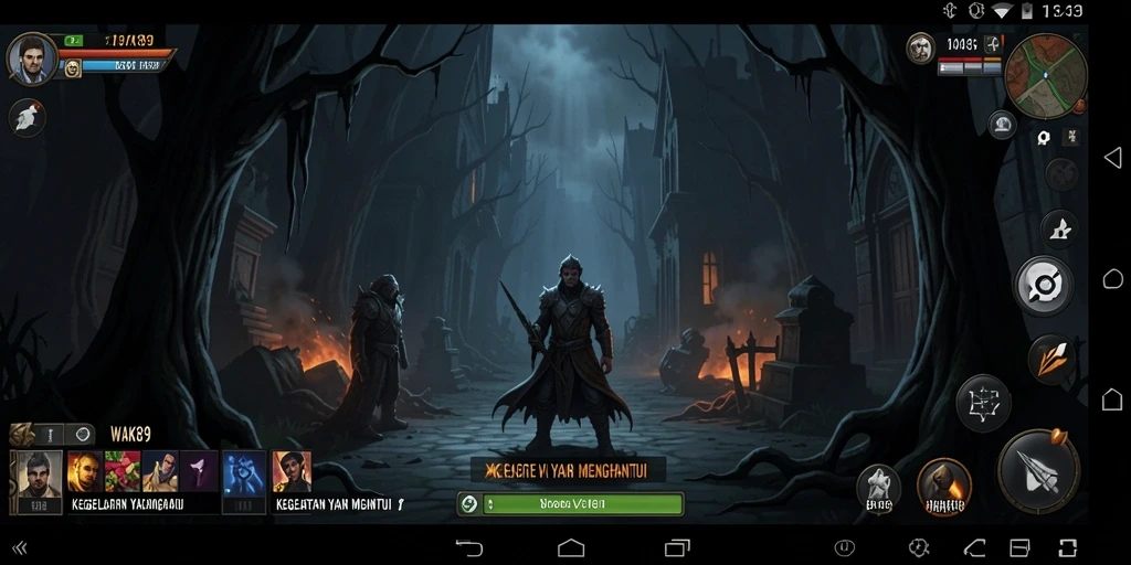 Screenshot gameplay WAK89 yang mencekam dan penuh ketegangan.